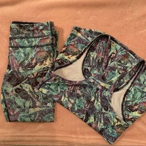 Lulu Lemon Leggings and Top Set